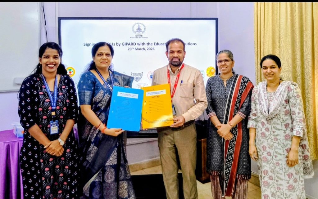 DPM's SHREE MALLIKARJUN  & Shri Chetan Manju Desai College ,Canacona -Goa signed MoU with Goa Institute of Public Administration & Rural Development